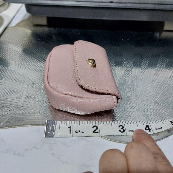 Juicy Couture Mini Heart Clip On Bag Coin Purse Mini Wallet 2 Colors to Choose - Picture 5 of 9